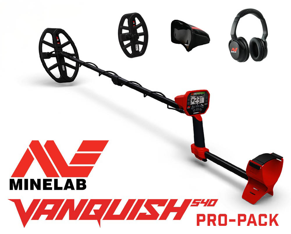 Minelab Vanquish 540 Pro-Pack Metalldetektor / Tragetasche als Geschenk