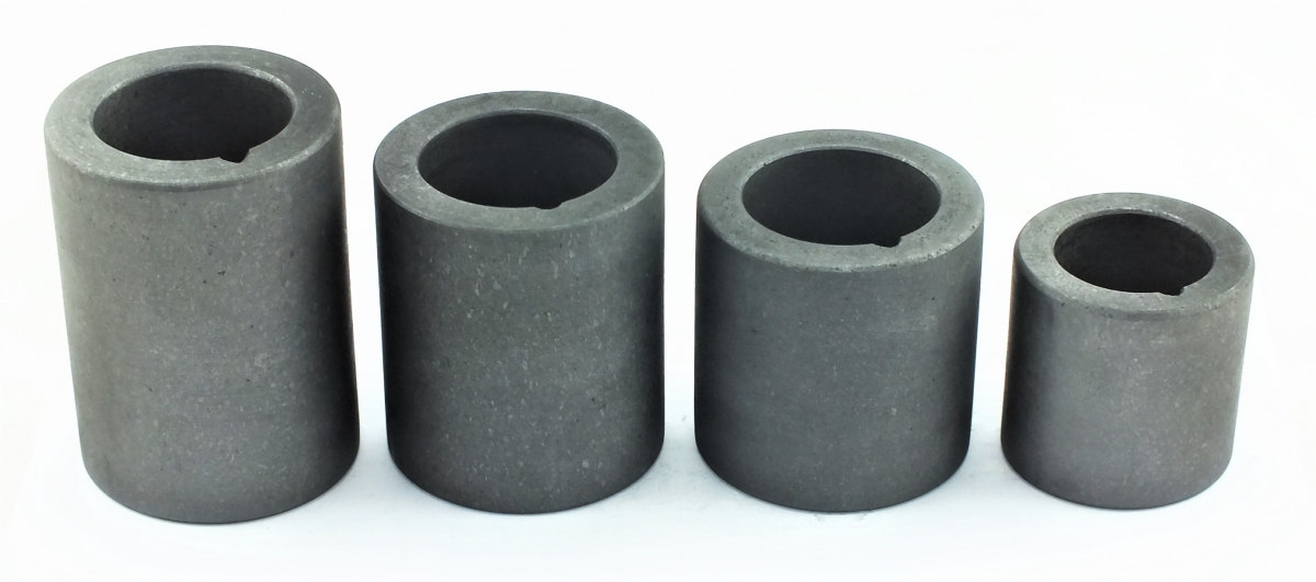 Schmelztiegel aus Graphit - Volumen = 93 ml - Ø Innen = 4,4 cm