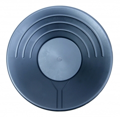 Goldwaschpfanne Sona Basic 14" - 35 cm schwarz Kunststoff