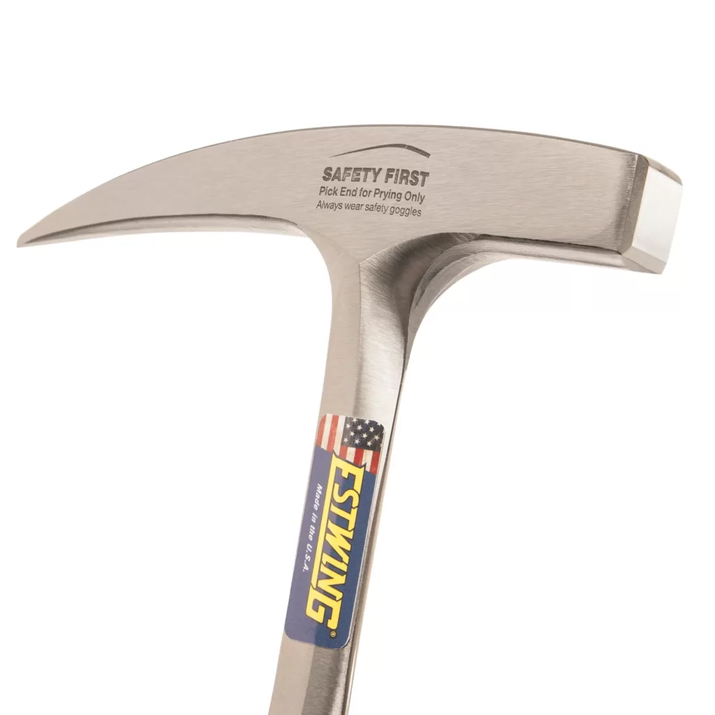 Estwing Geologenhammer / Pickhammer mit orangem Vinylgriff EO-14P