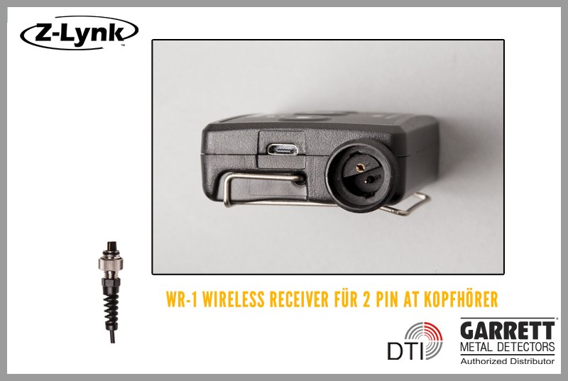 Garrett Z-Lynk™ Wireless Receiver für Garrett 2-Pin Kopfhörer
