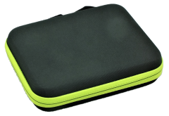 Hartschalen-Etui aus Nylon mit 63 Sammelgläsern - für je 22 Gramm Gold