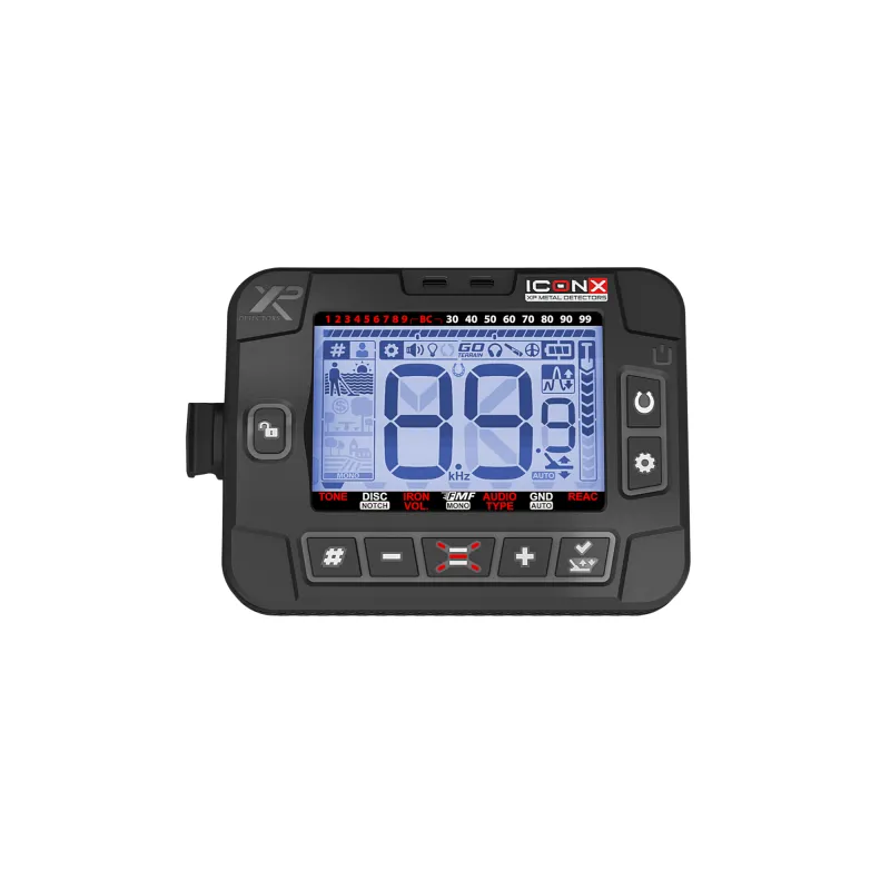 XP IconX WSA ST Metalldetektor, 28cm Suchspule, WSA ST Kopfhörer, kabellos, FMF Multifrequenz (ICONX-28FMFRCWSAST)