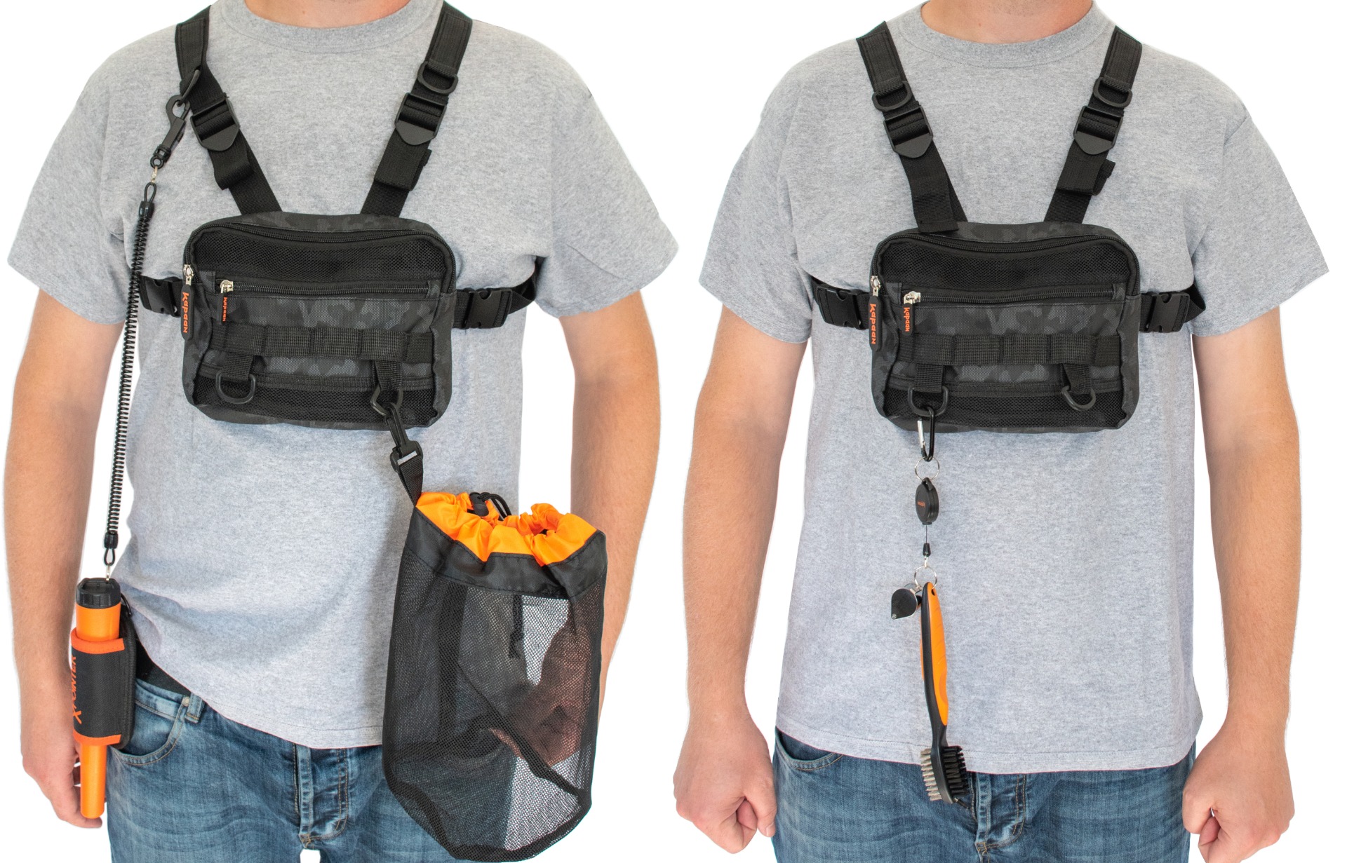 Kapaan Land- und Unterwasser-Fundtasche / Harnisch