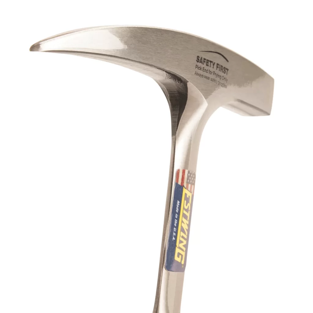 Estwing Geologenhammer / Pickhammer mit orangem Vinylgriff EO-14P