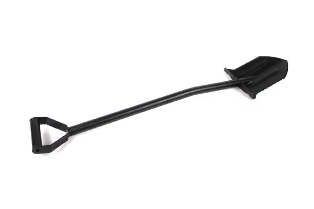 Swagier Scoop - gehärteter Spaten V2 mit gebogenem Stiel