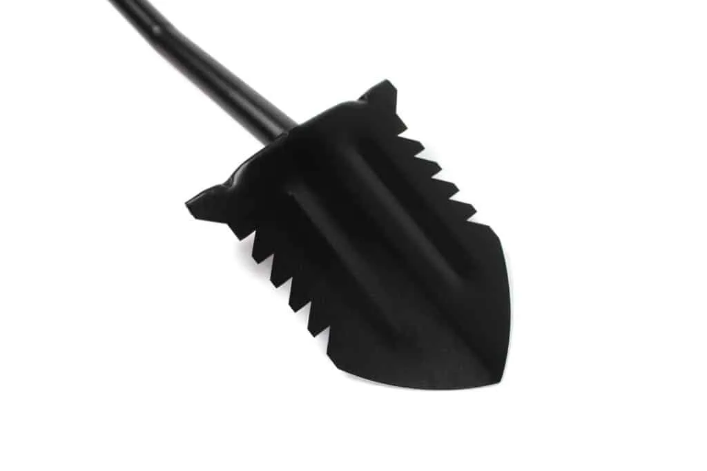 Swagier Scoop - gehärteter Spaten V1 mit gebogenem Stiel