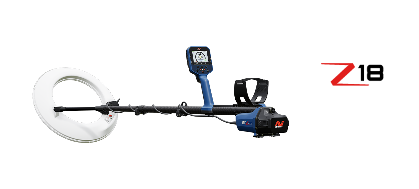 Minelab GPZ 8000 Profi-Golddetektor mit Z18 Suchspule