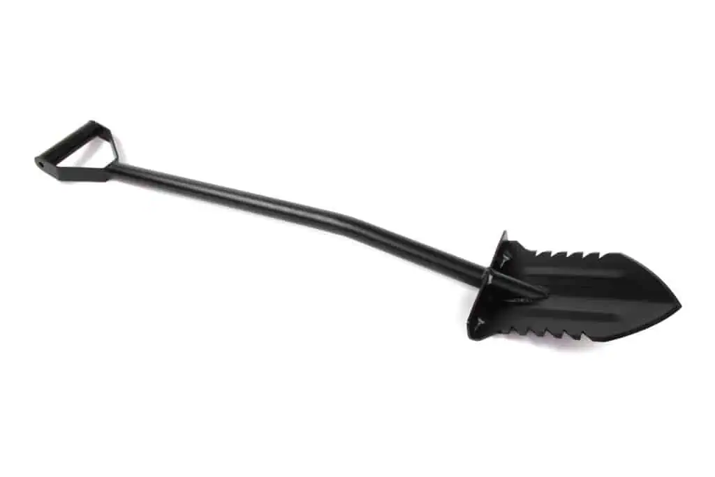 Swagier Scoop - gehärteter Spaten V1 mit gebogenem Stiel