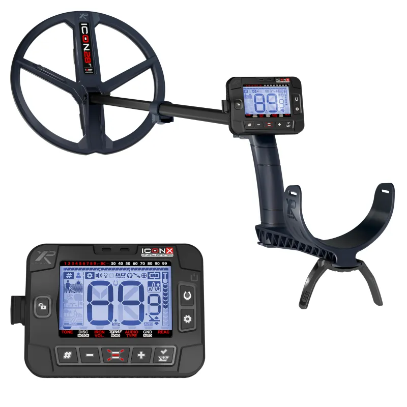 XP IconX Metalldetektor, 28cm Suchspule, kabellos, FMF Multifrequenz (ICONX-28FMFRC)