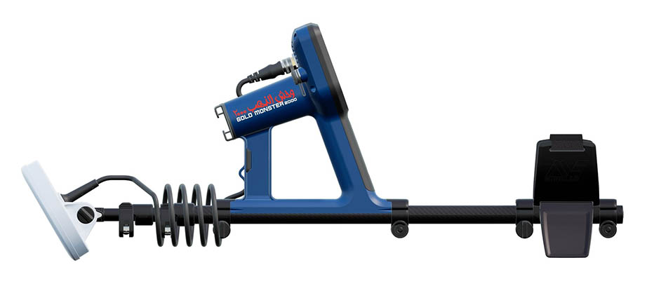 Minelab Gold Monster 2000 zusammengeschoben