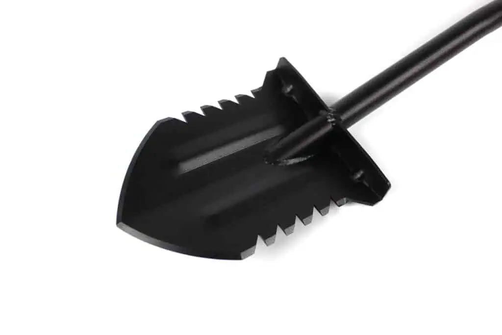 Swagier Scoop - gehärteter Spaten V1 mit gebogenem Stiel