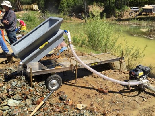Keene High Production Power Sluice Concentrator