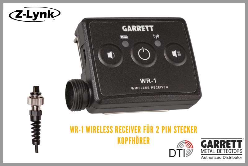 Garrett Z-Lynk™ Wireless Receiver für Garrett 2-Pin Kopfhörer