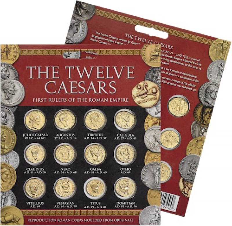 Münz-Set aus 12 Kaisermünzen - Aureus